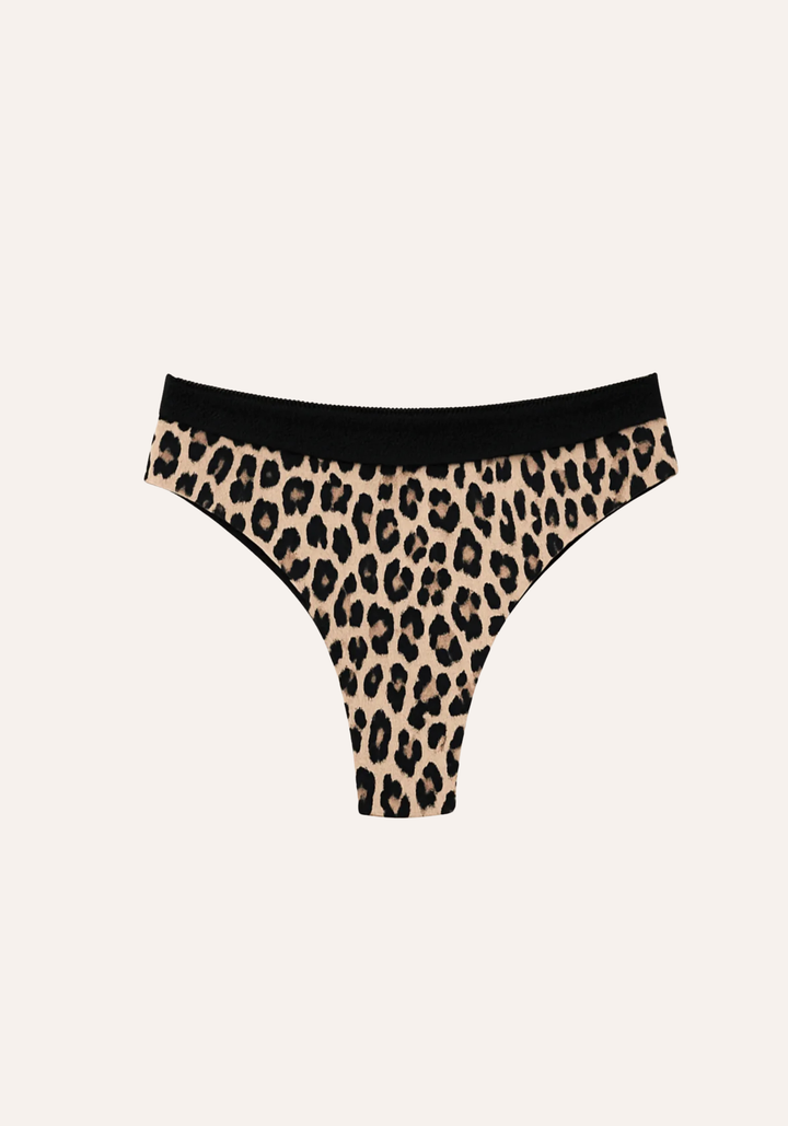 Hi Waist Wide Band Printed Bikinis