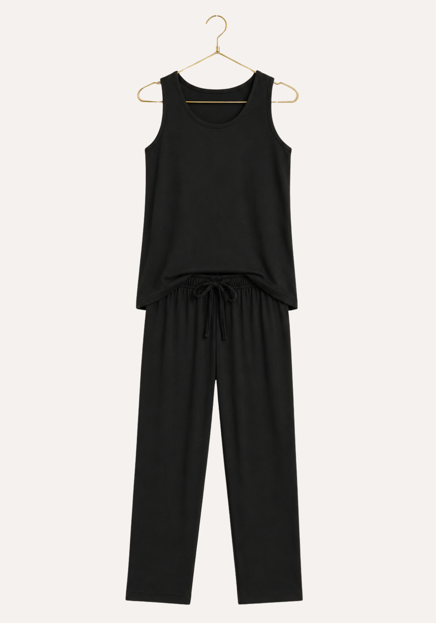 Modal Pajama: Sleeveless Top And Bermuda Pants