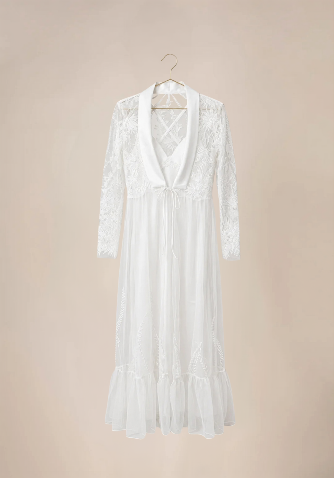 Set Of 6: Cami, Short, Top, Pant, Long Nighty, Long Lace Robe