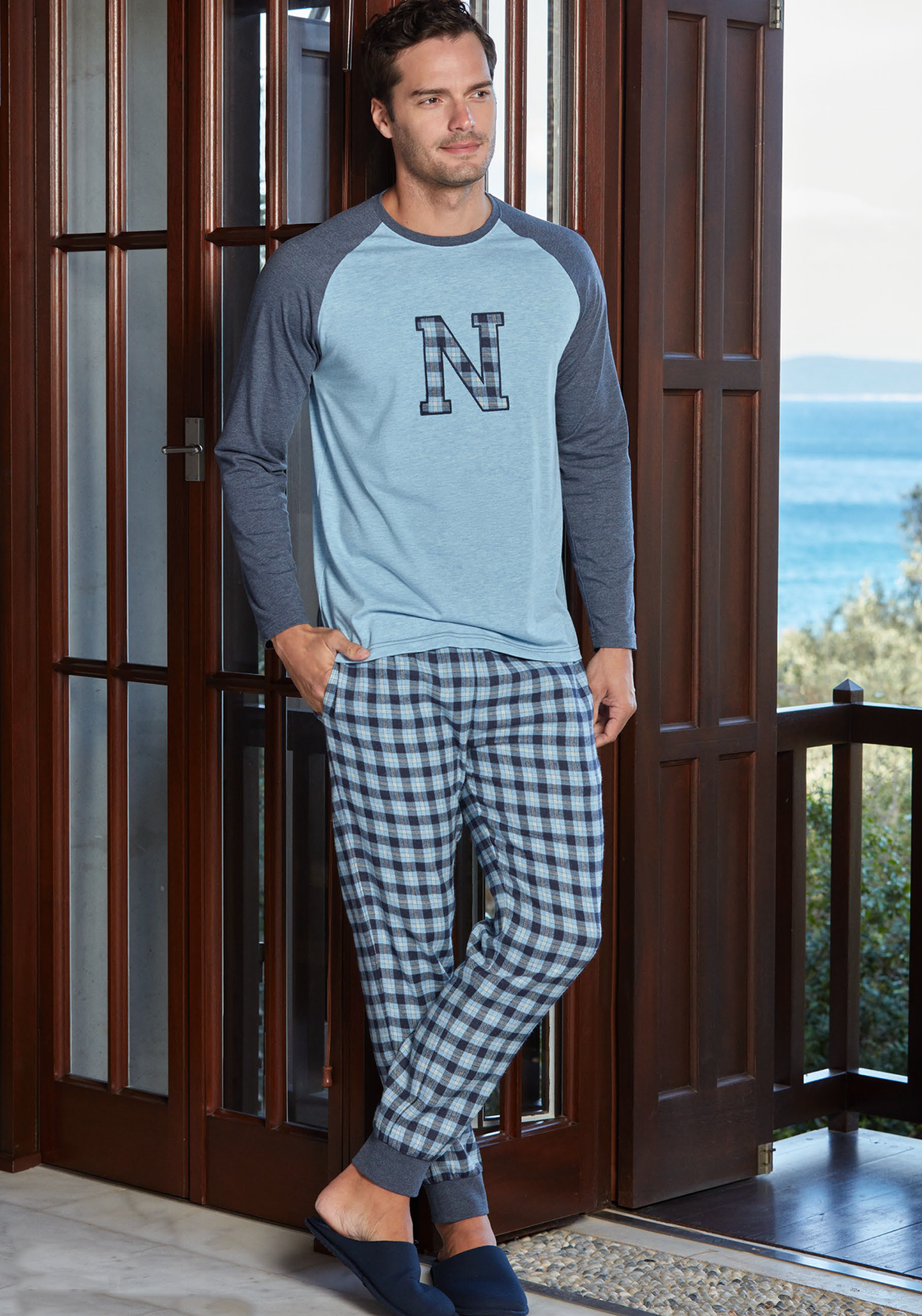 Men Long Sleeve Pajama