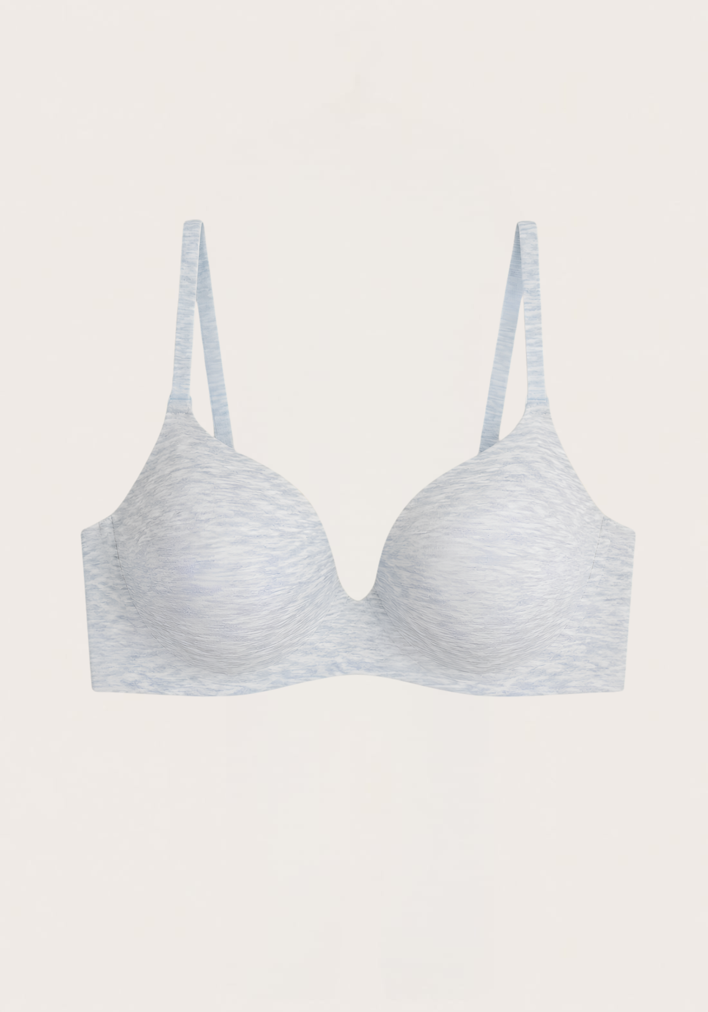 Hollow Combed Melange Bra