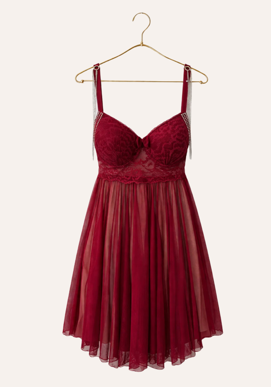 Toulle Babydoll Padded Cups
