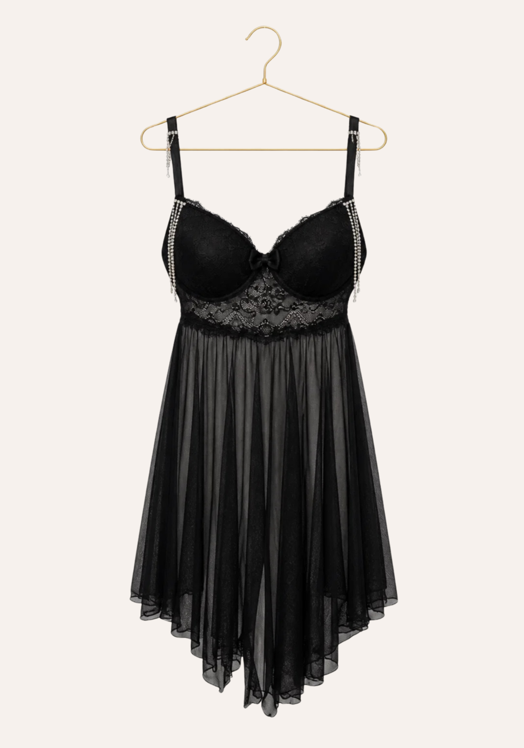 Toulle Babydoll Padded Cups