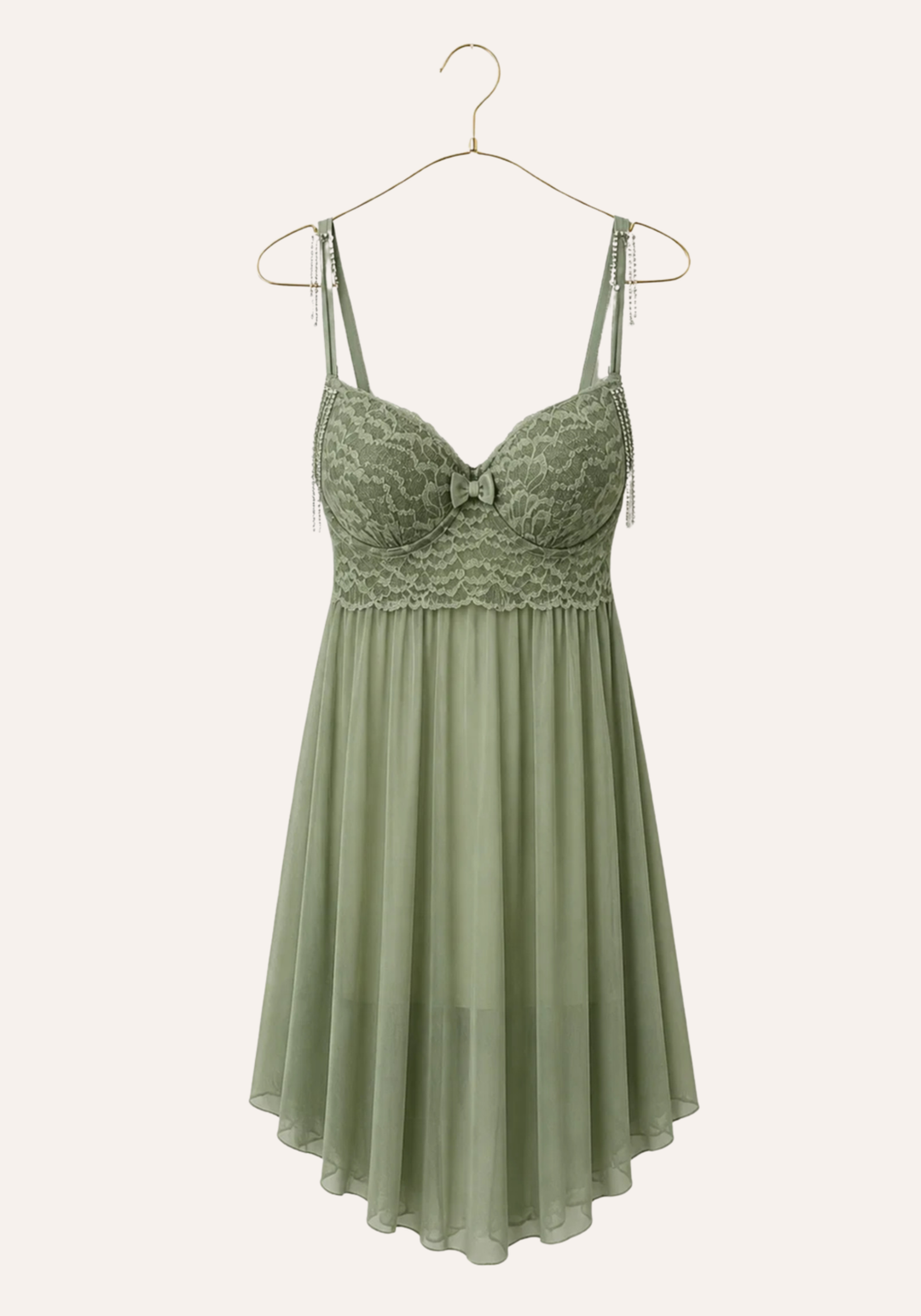 Toulle Babydoll Padded Cups
