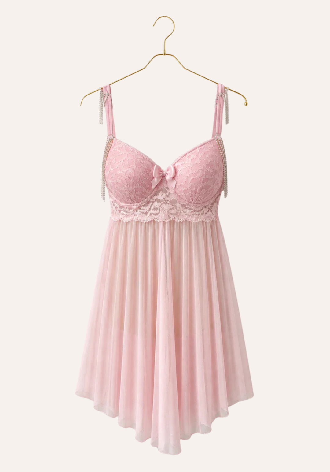 Toulle Babydoll Padded Cups