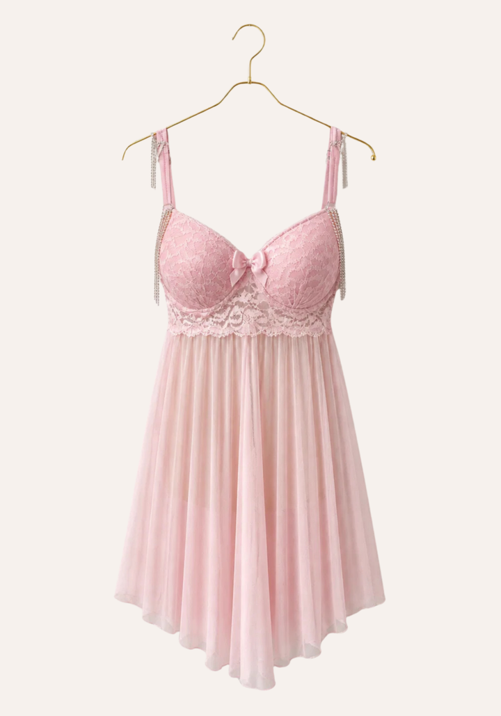 Toulle Babydoll Padded Cups