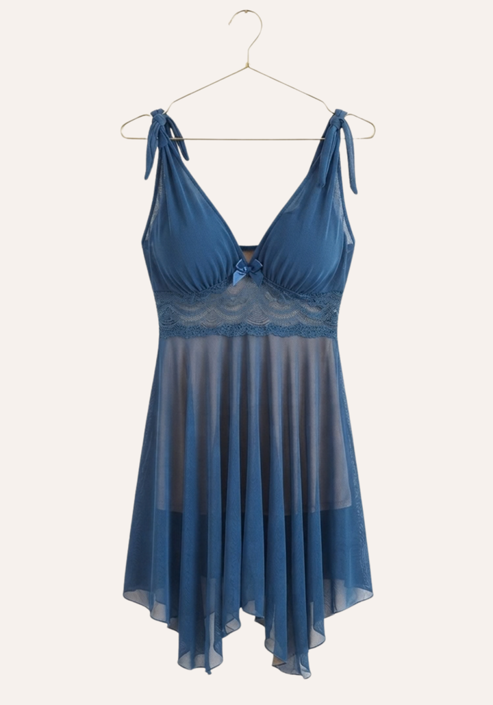 Padded Cups Plain Slip With Lace Detail