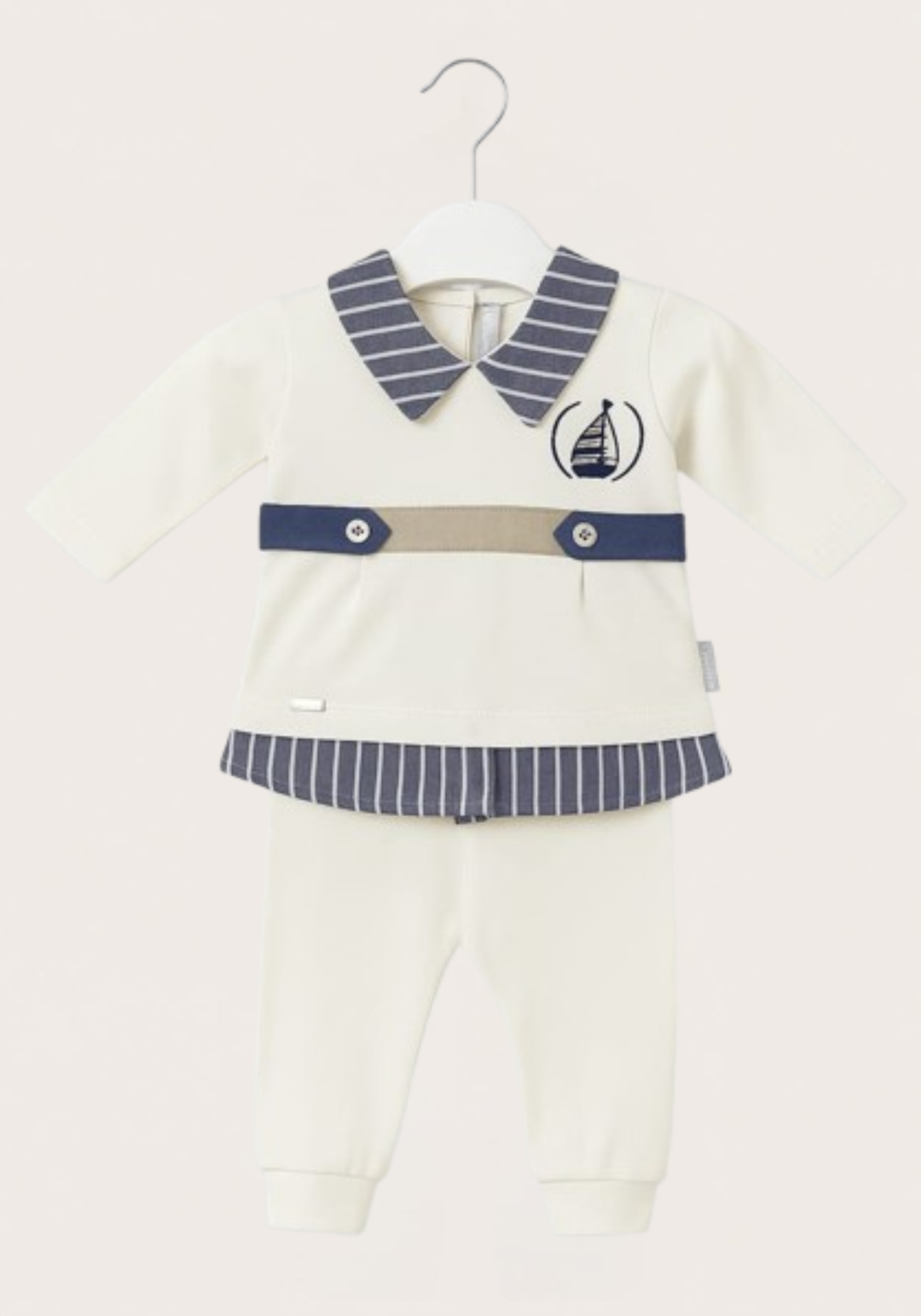 Baby Set Of 2: Romper With Cap