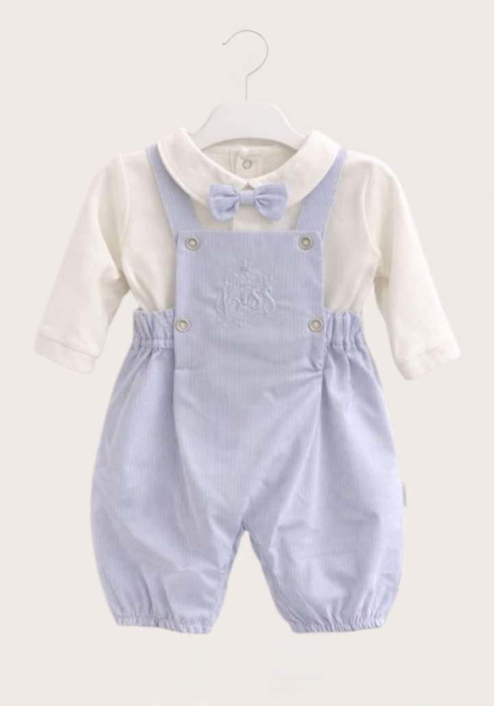 Baby Set Of 2: Long Sleeve Shirt And Romper