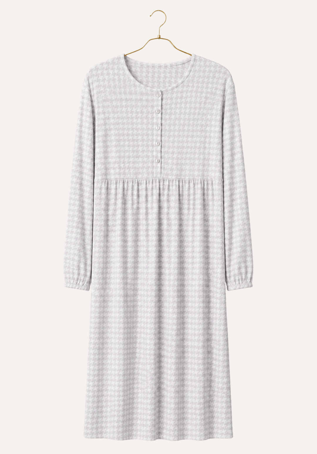 Long Sleeve Long Night Gown