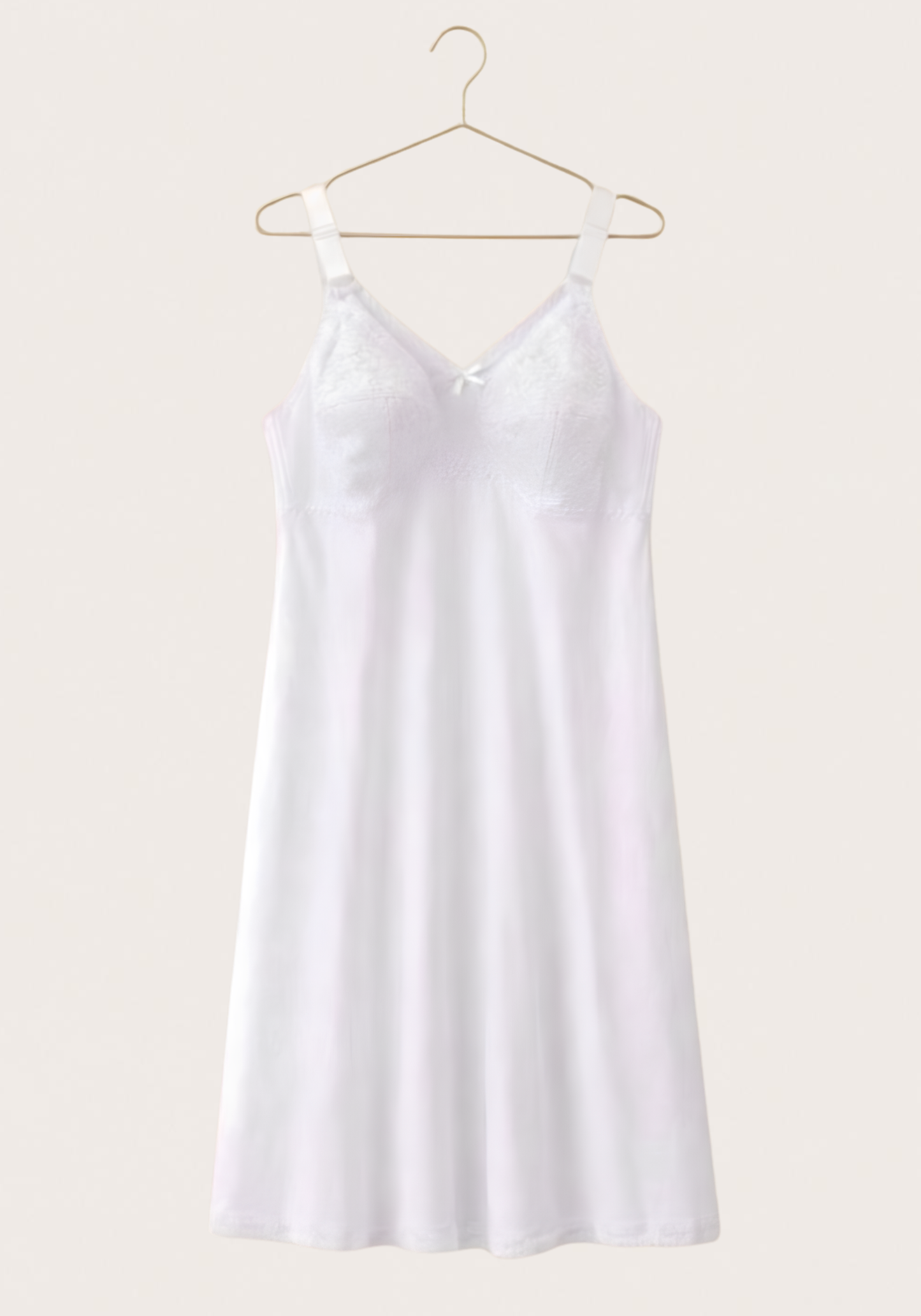 Long Cotton Underdress With Lace Cup (Extension)