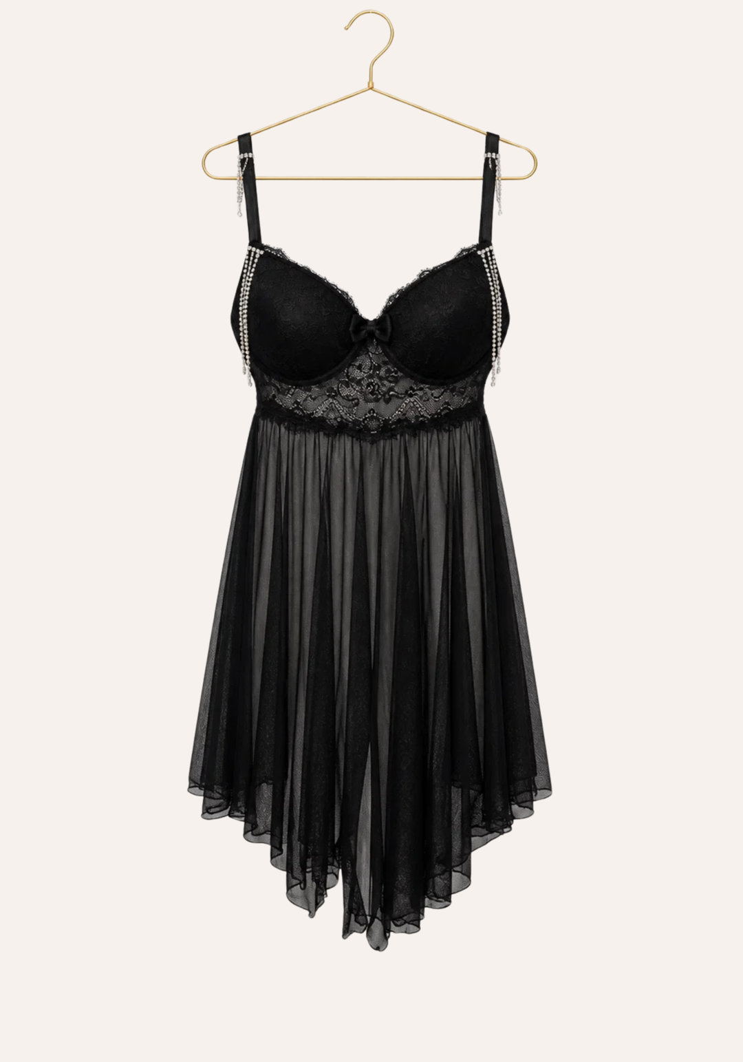 Toulle Babydoll Padded Cups