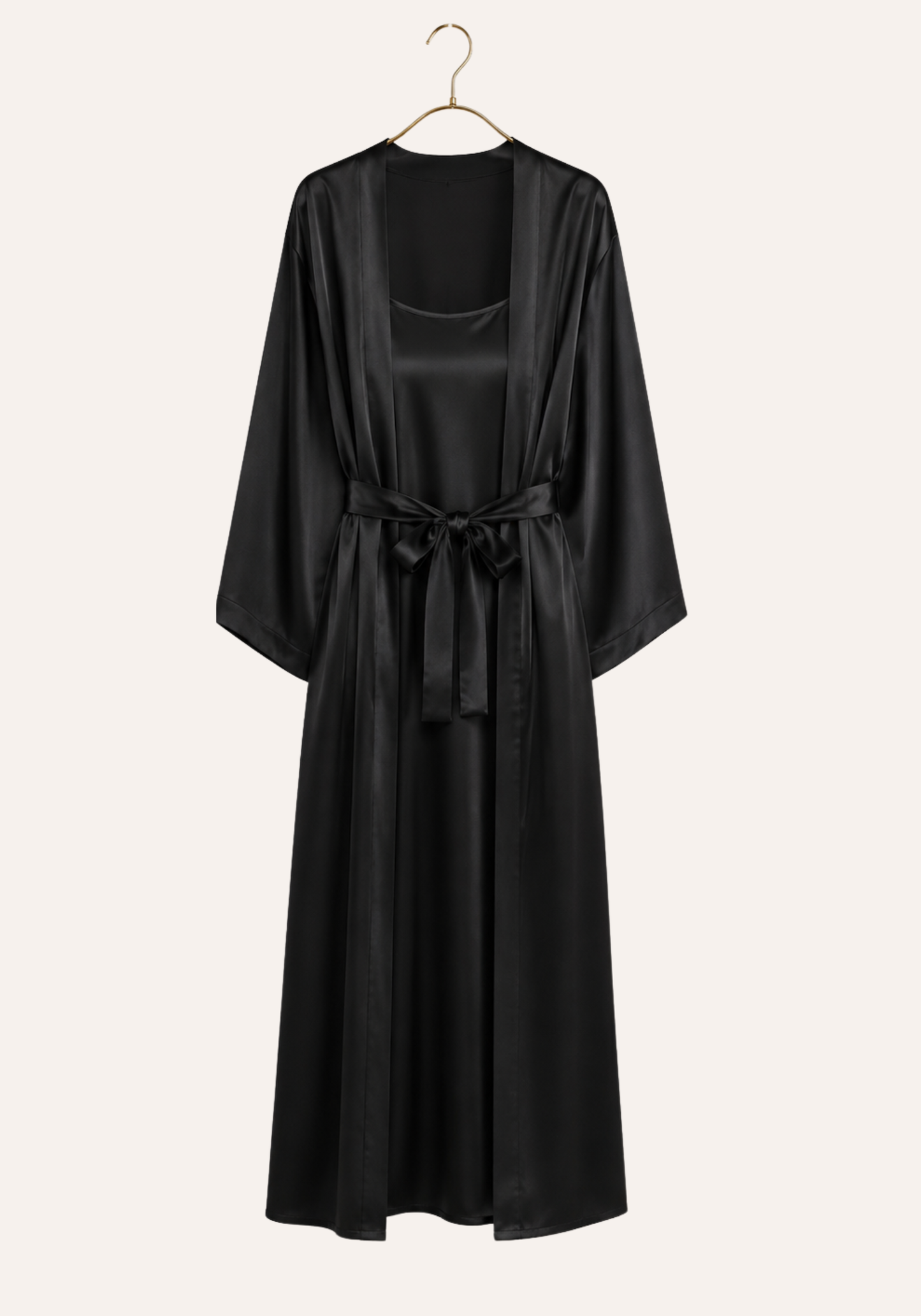 Satin Long Robe Set