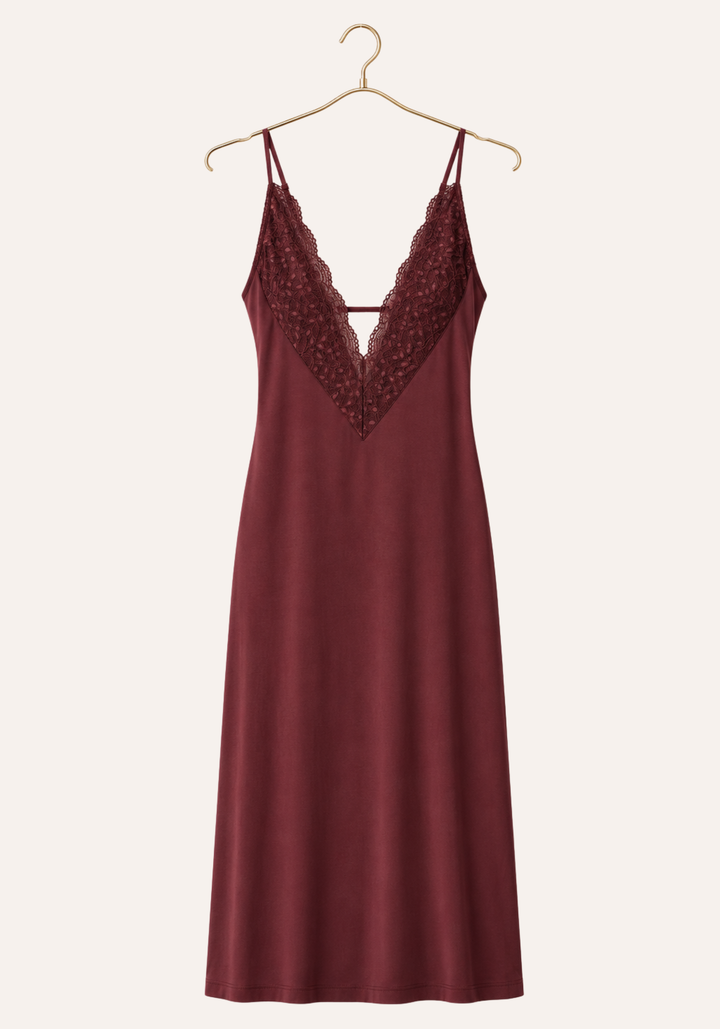 Plain Shoulder Strap Long Nighty And Printed Long Sleeve Long Robe