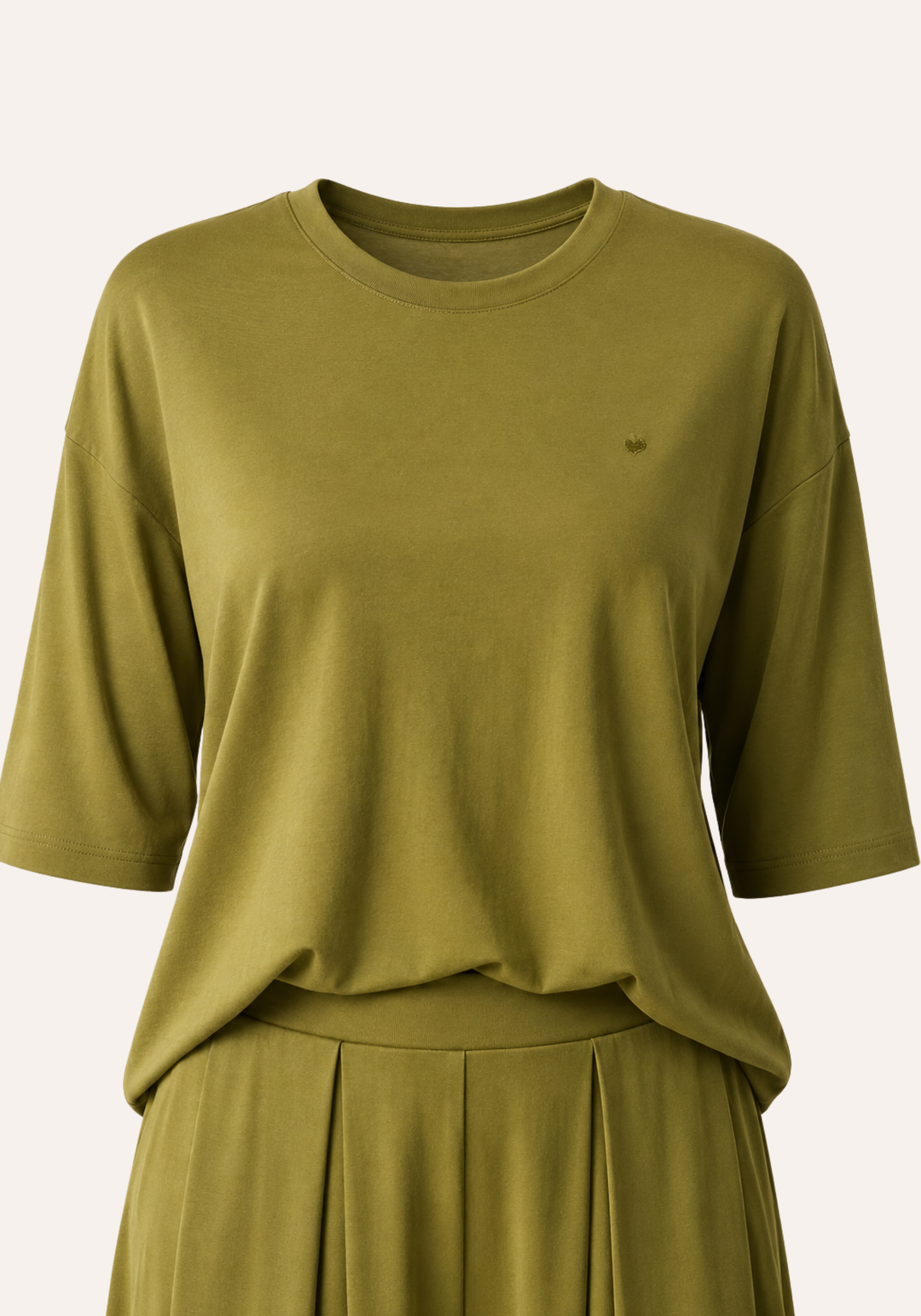 Plain Long Sleeve Top And Shelwar Pants
