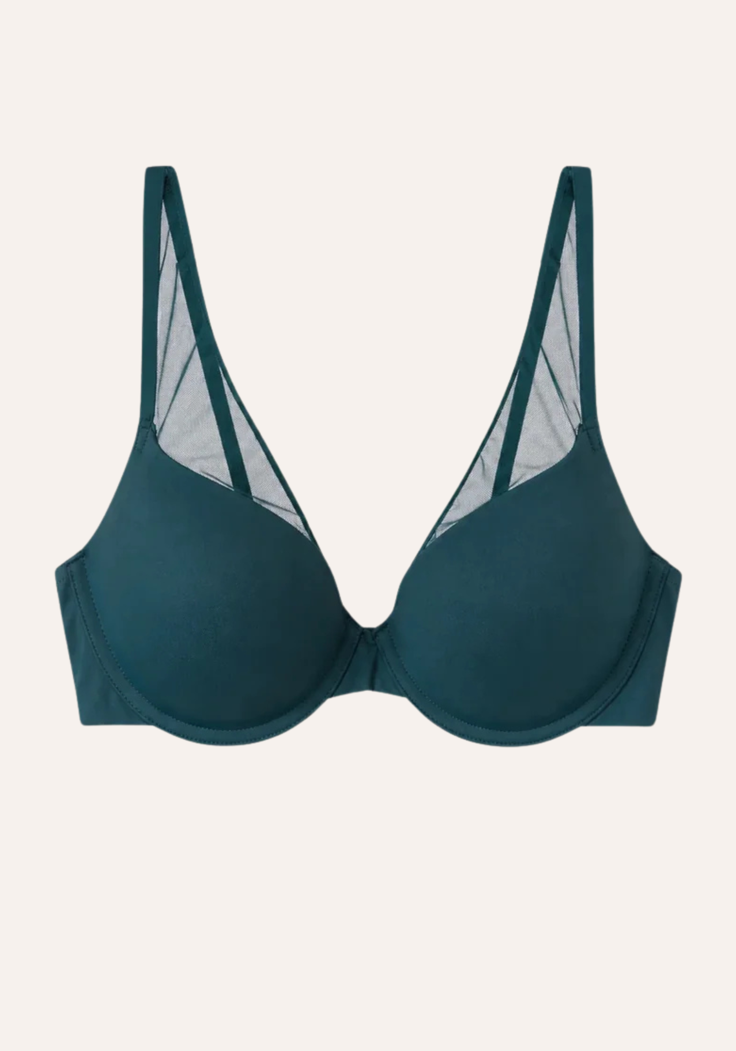 Hollow Breast Tulle Bra