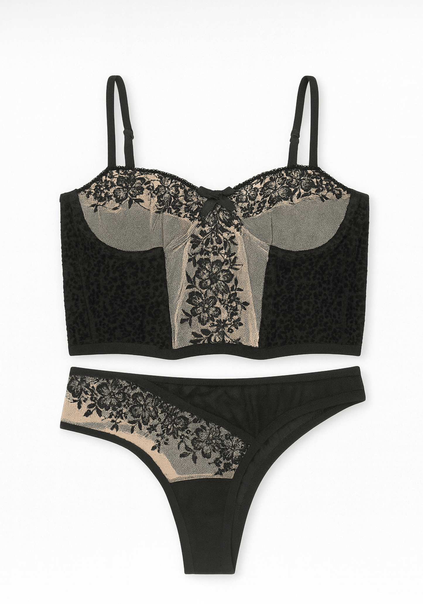Flower Bustier Set