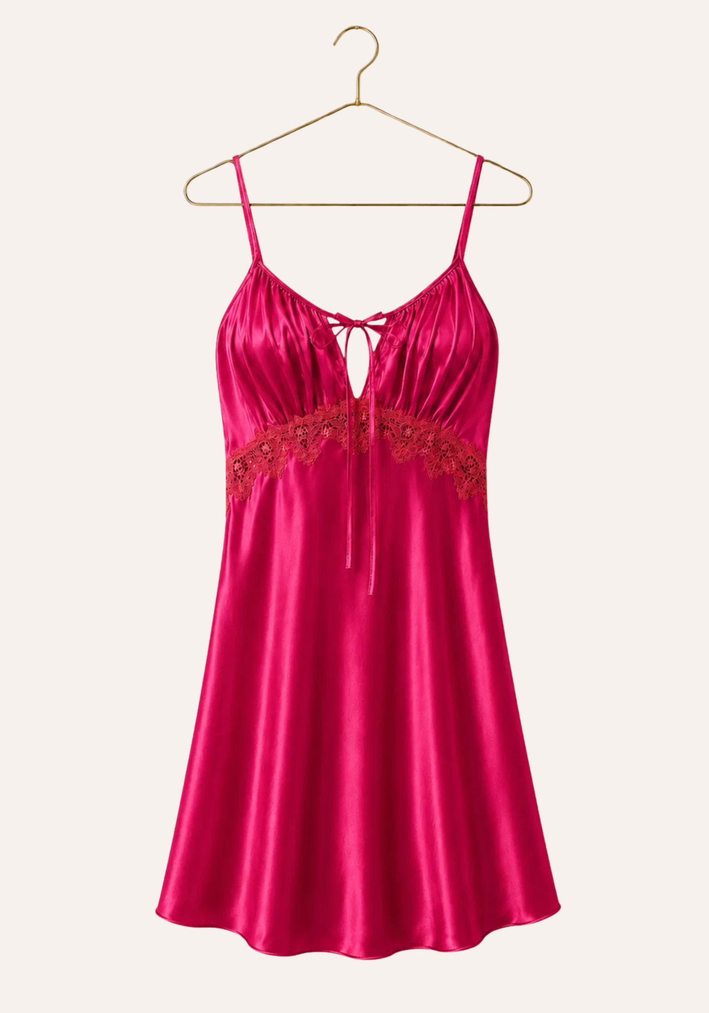 Satin Babydoll Padded Cups