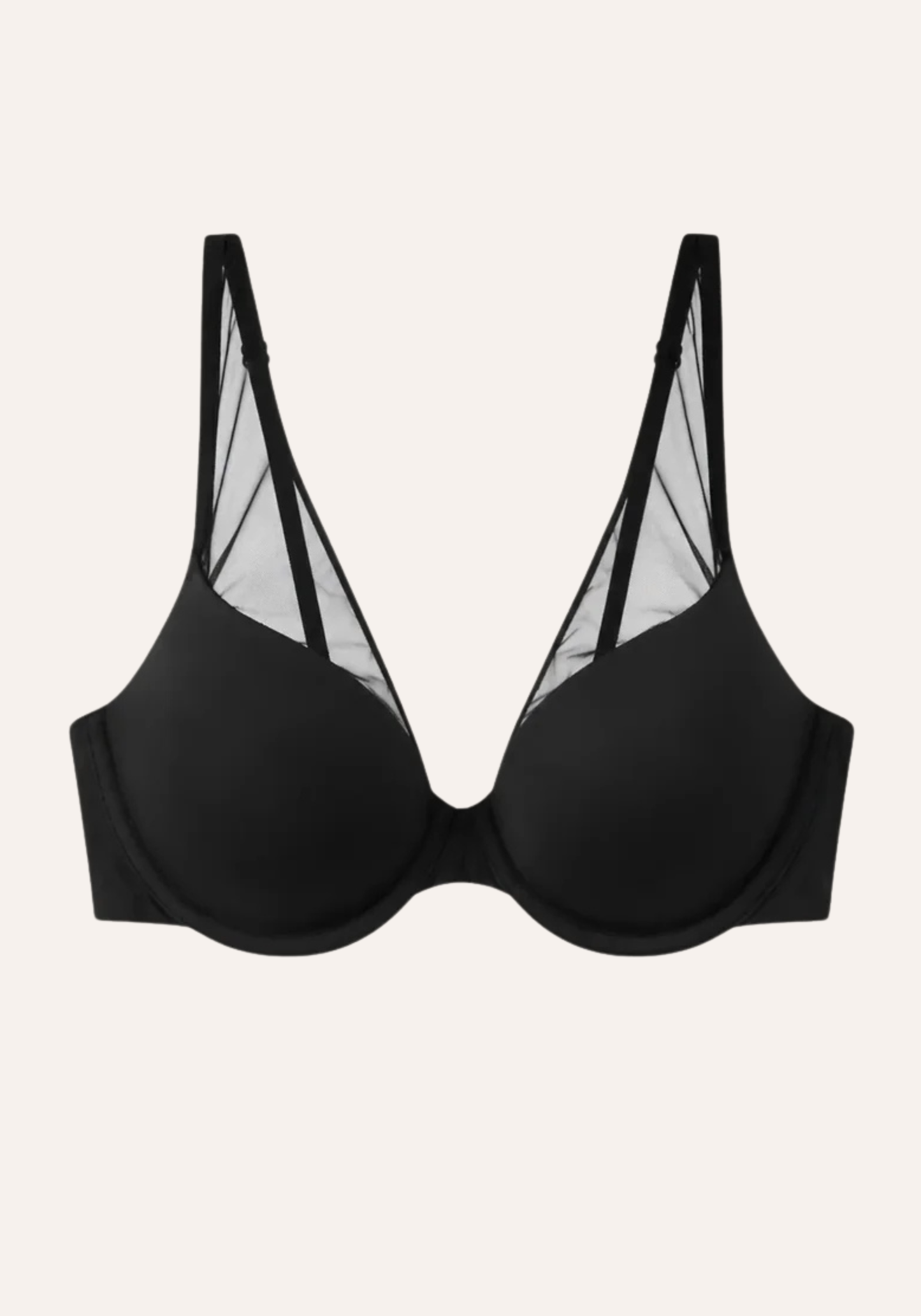 Hollow Breast Tulle Bra