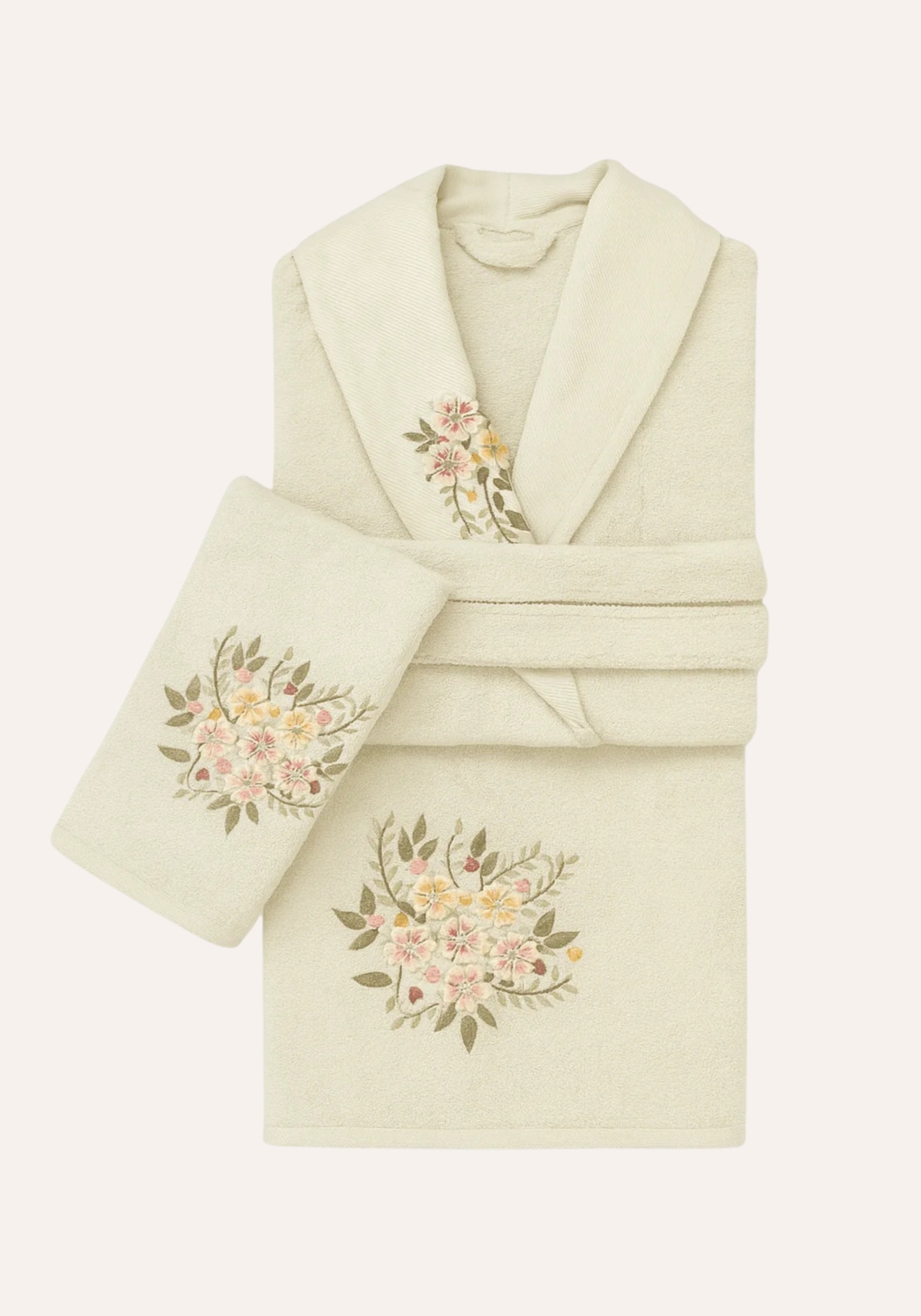 3 Piece Single Bamboo Bathrobe Set