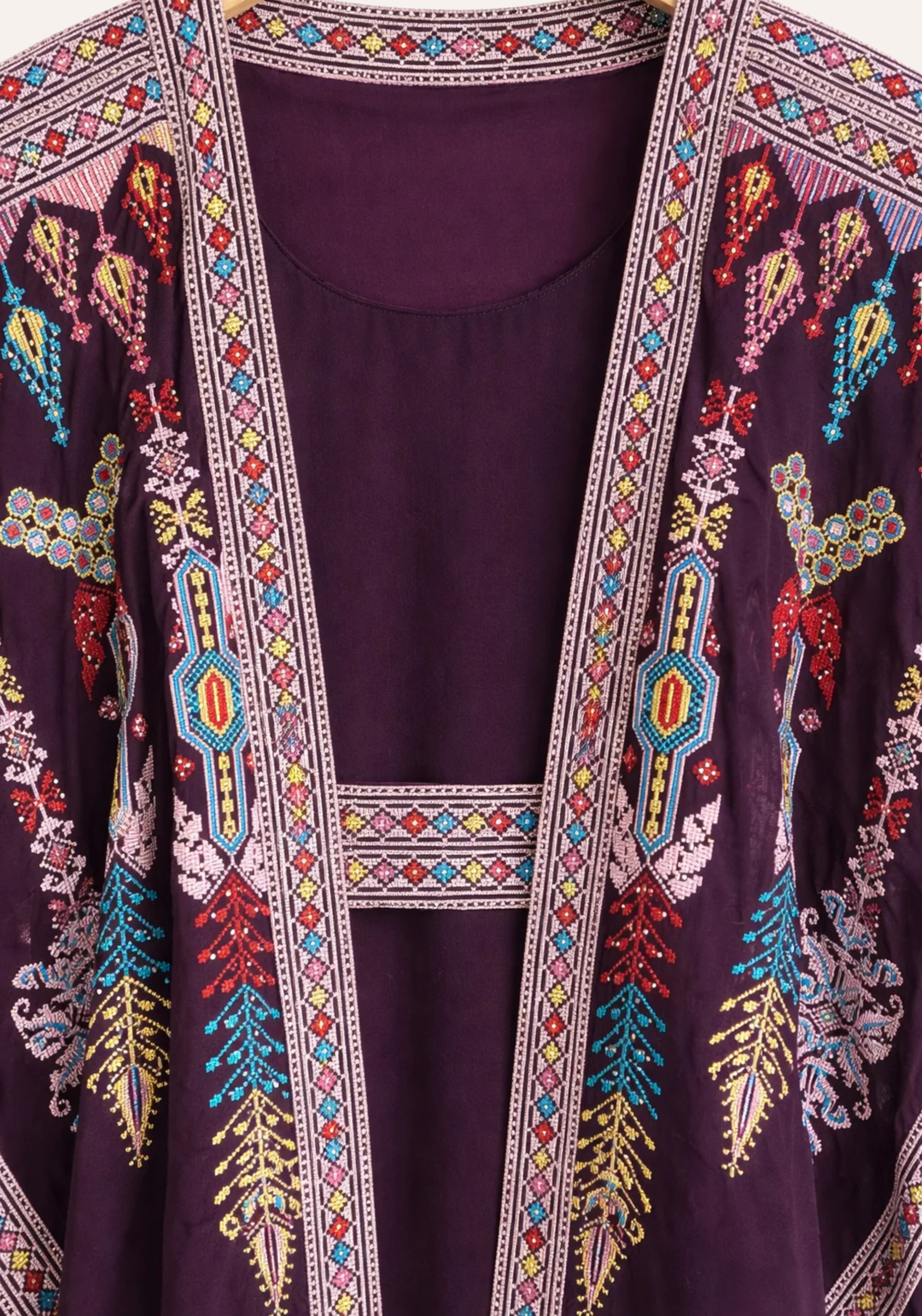 Long Sleeve Long Night Gown And Long Robe