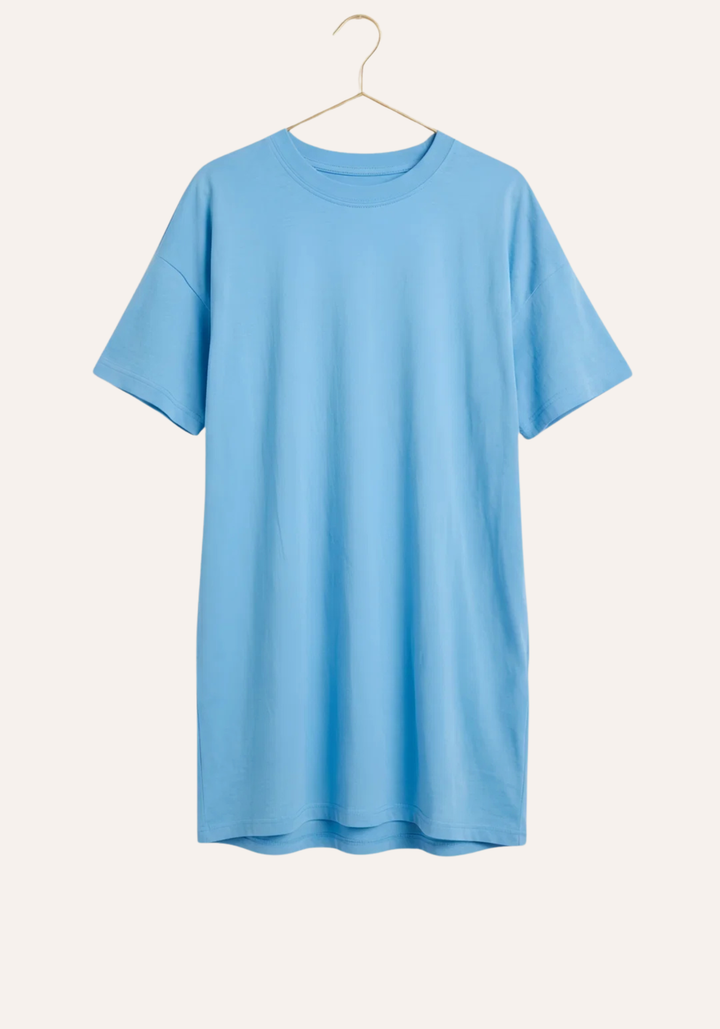 Cotton Pique Pocket Short Sleeve Dress
