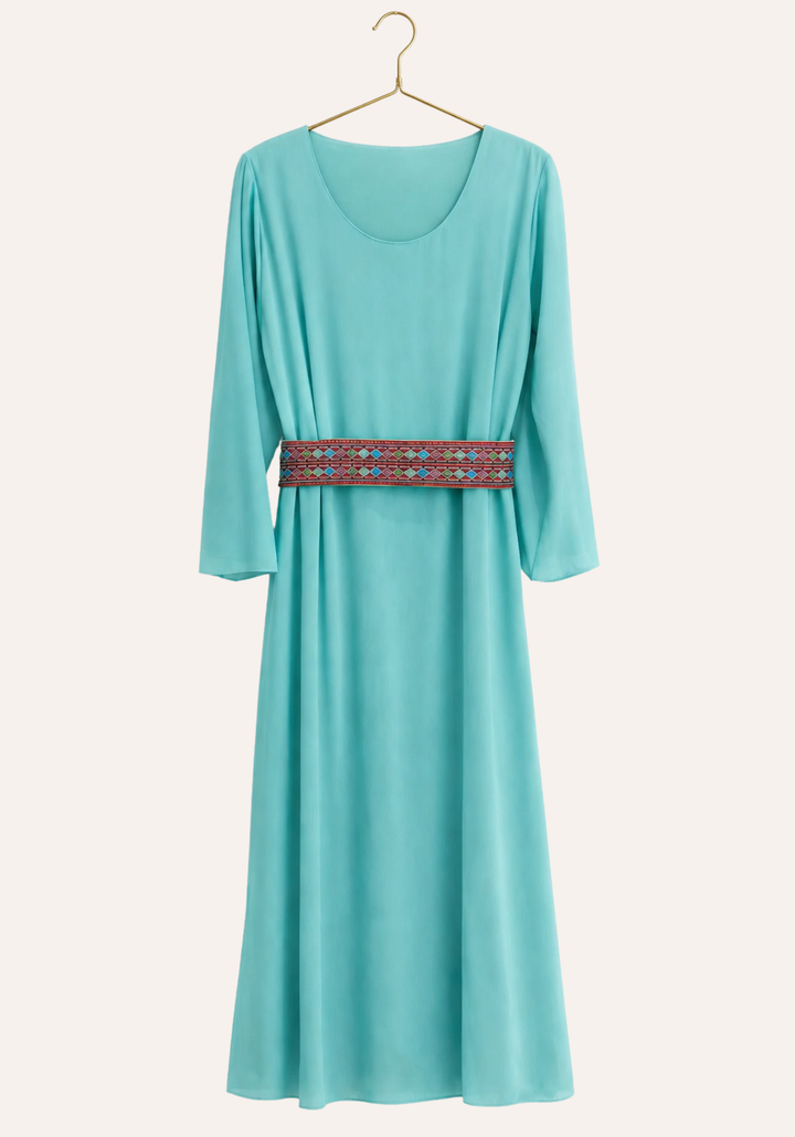 Long Sleeve Long Night Gown And Long Robe