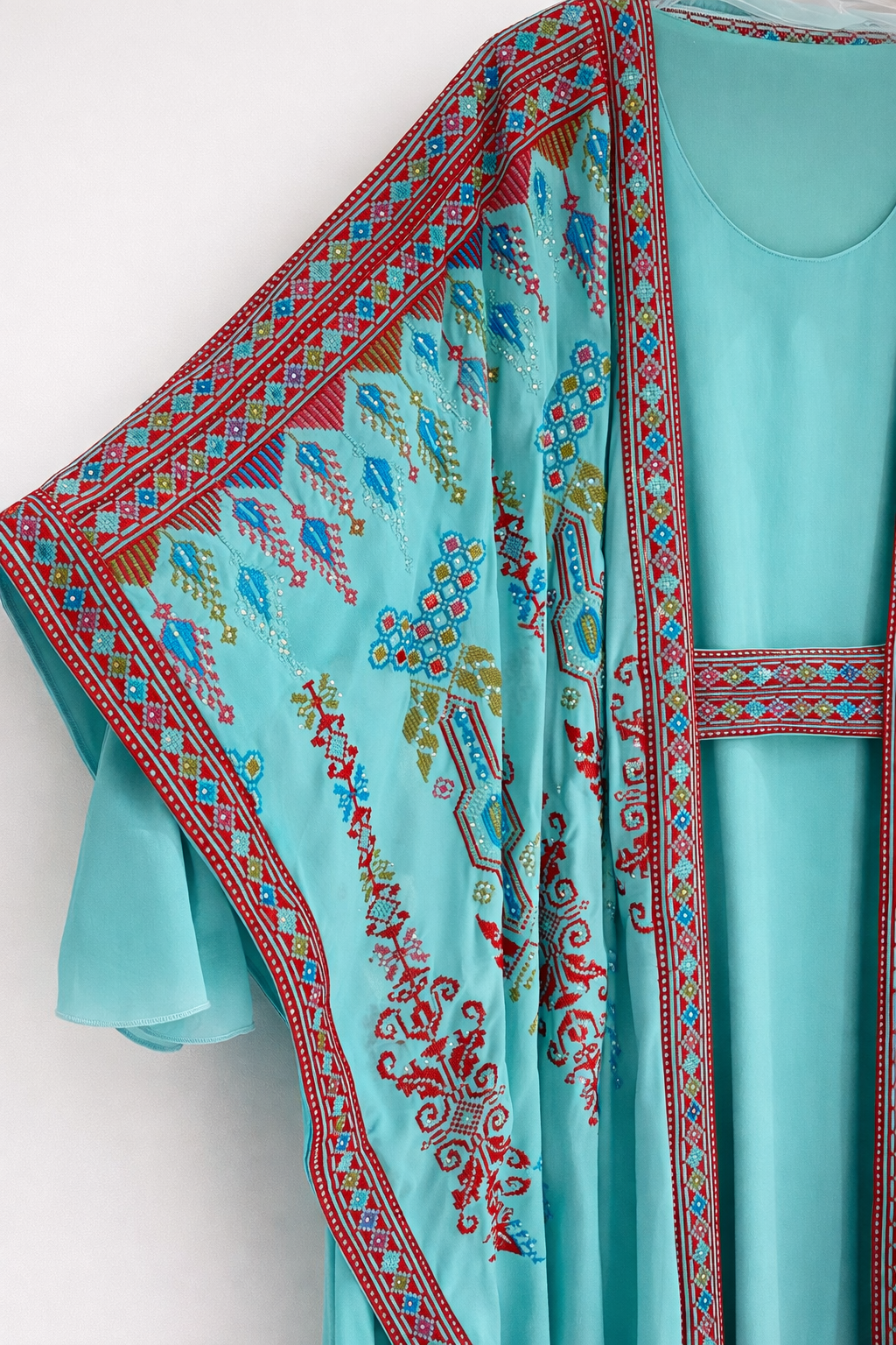 Long Sleeve Long Night Gown And Long Robe