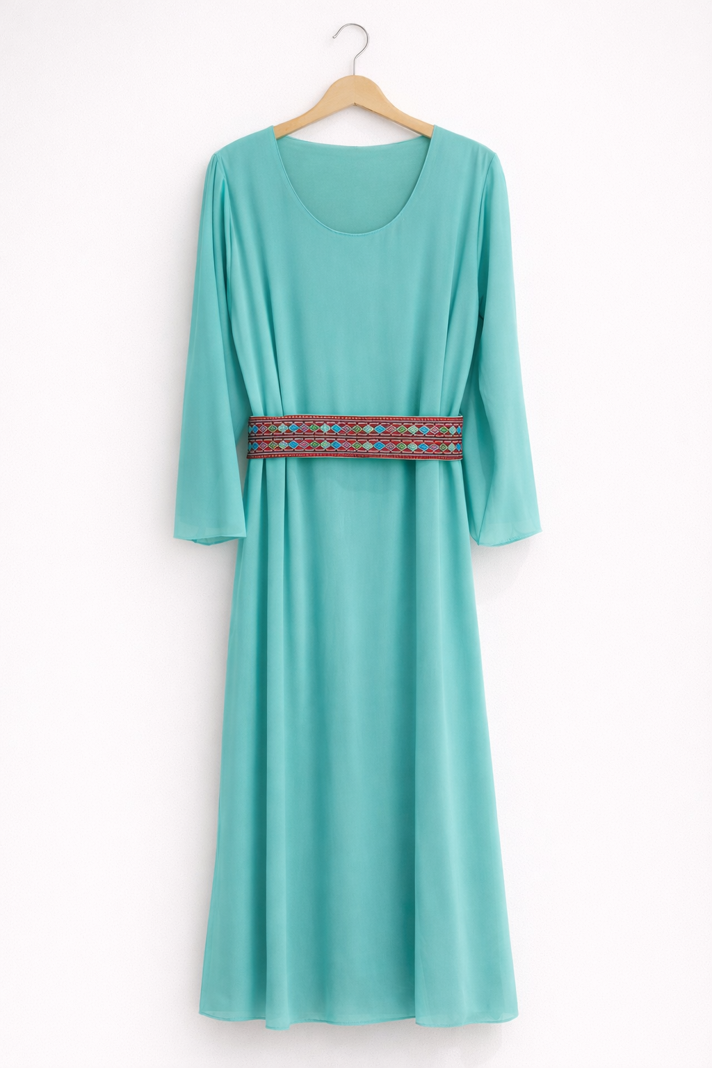 Long Sleeve Long Night Gown And Long Robe