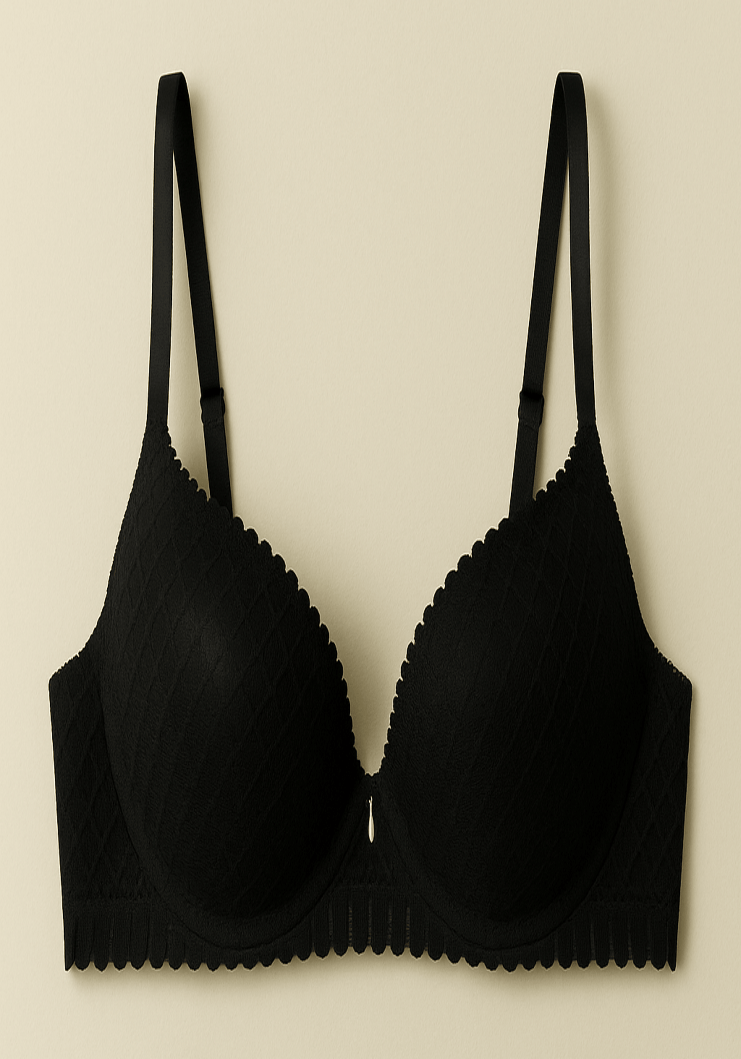 Filled Geometric Lace Bra