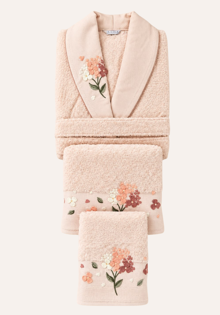 3 Pieces Single Bathrobe Set