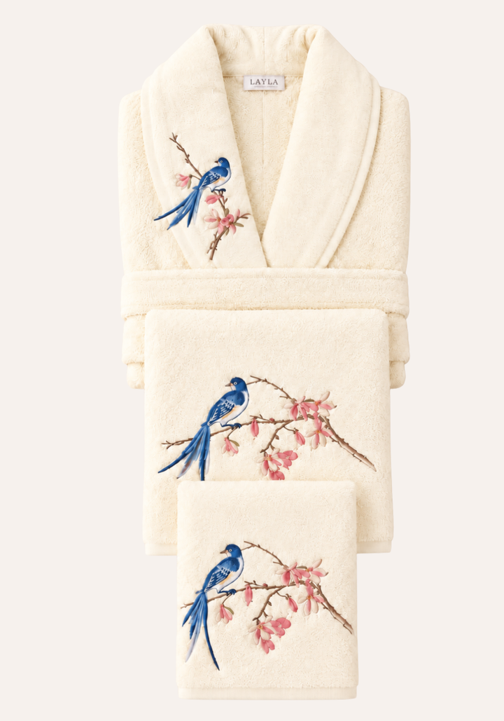 3 Pieces Single Bathrobe Set