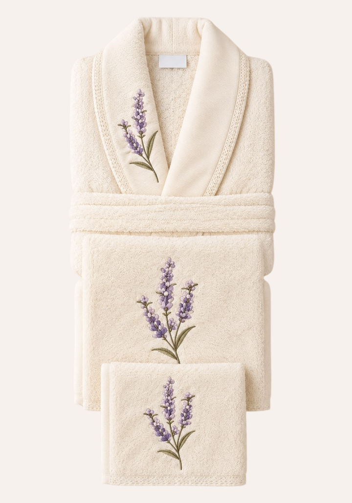3 Pieces Single Bathrobe Set