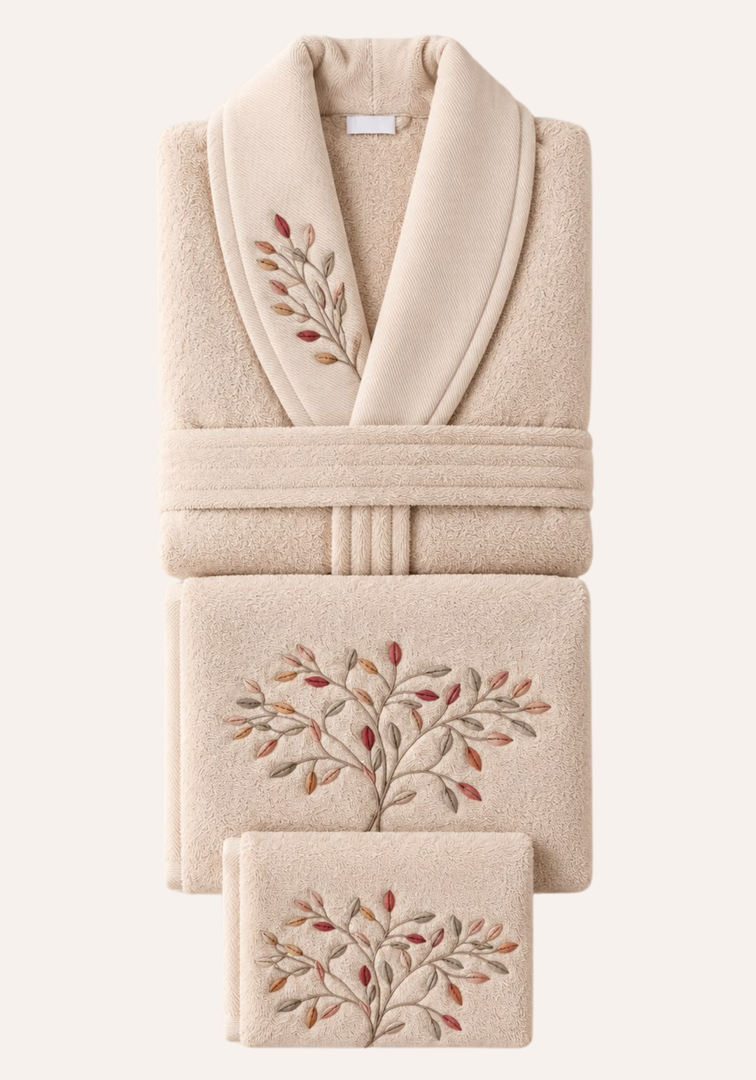 3 Pieces Single Bathrobe Set