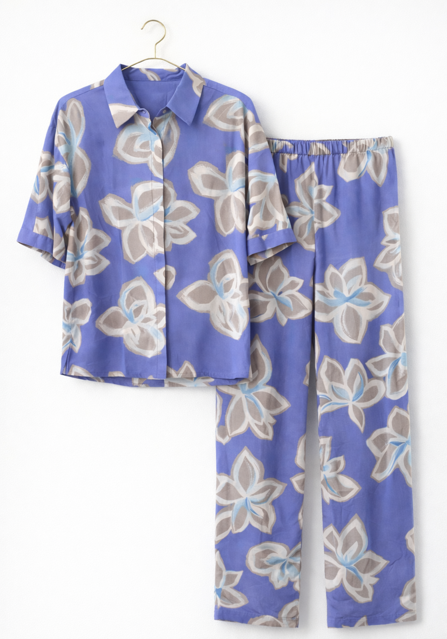S&L Vegan Collar Button Lounge Set