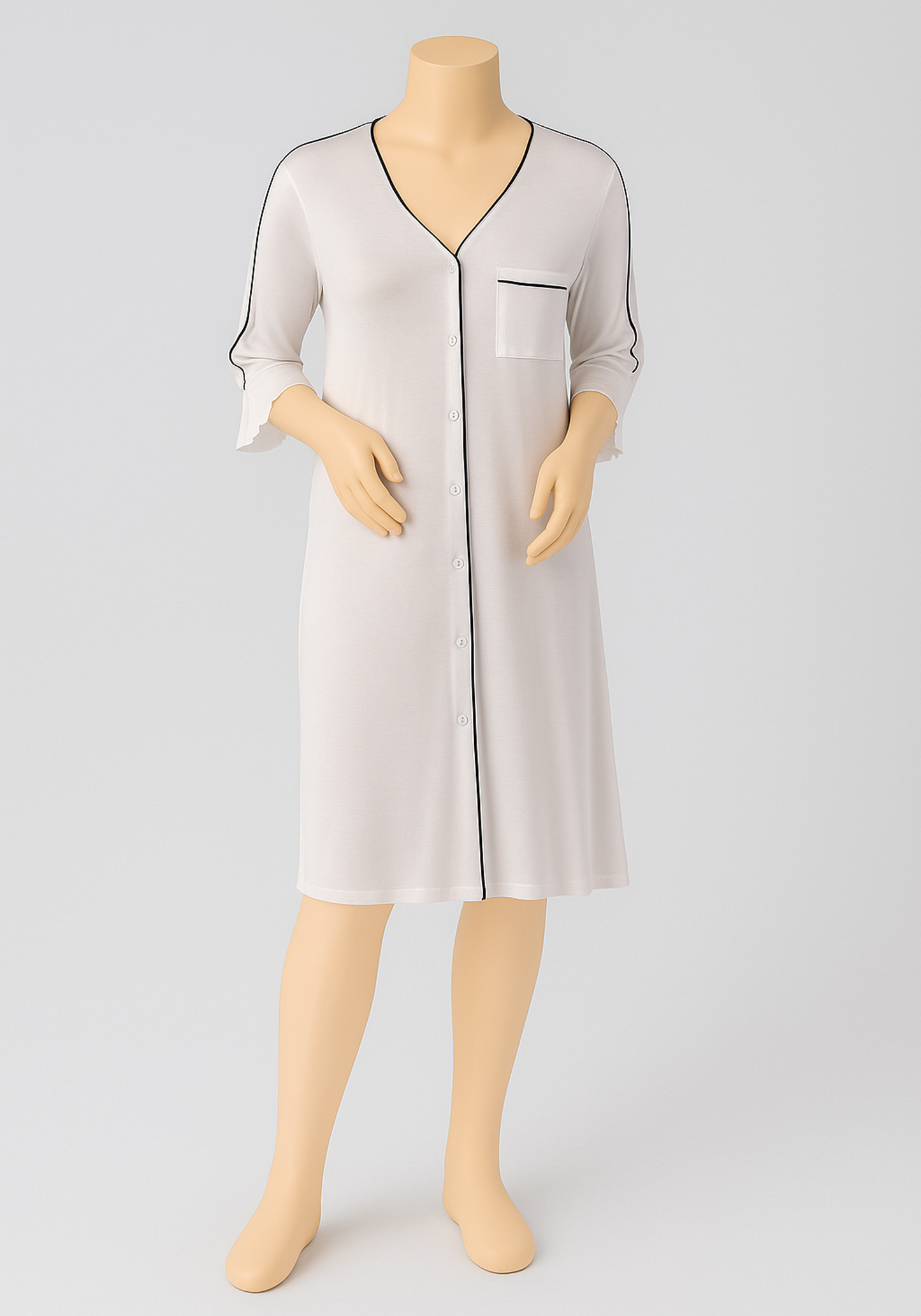 قميص نوم للأمومة بأزرار