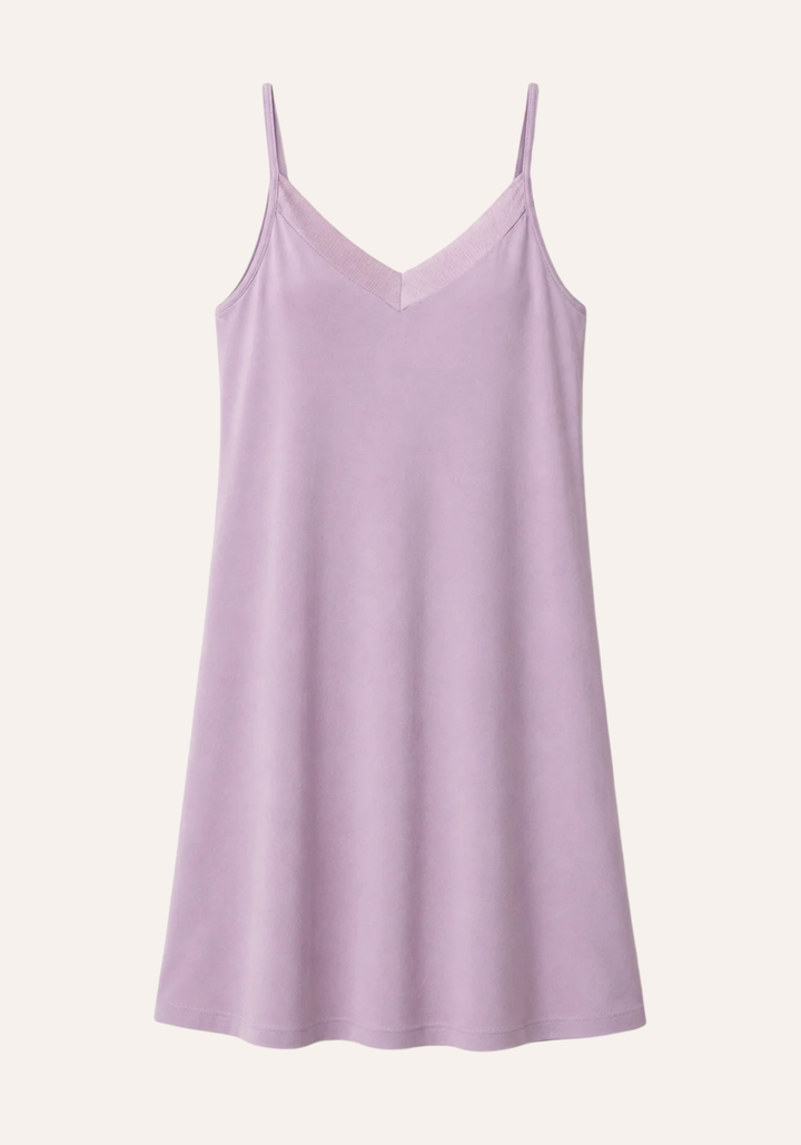 Robe Set: Shoulder Strap Short Nighty (Viscose Lycra) And Long Robe (100% Viscose)