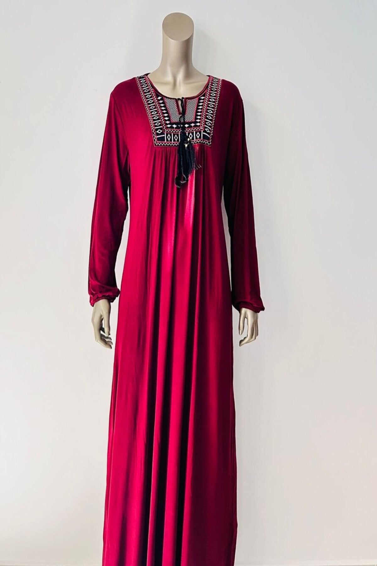 S&L Long Sleeve Long Gown