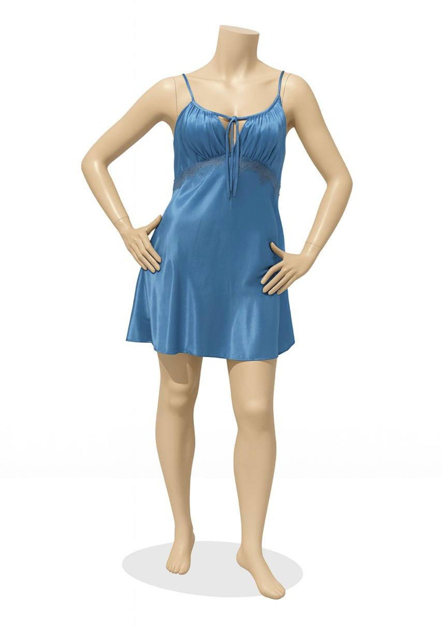 LNGR Satin Babydoll Padded Cups