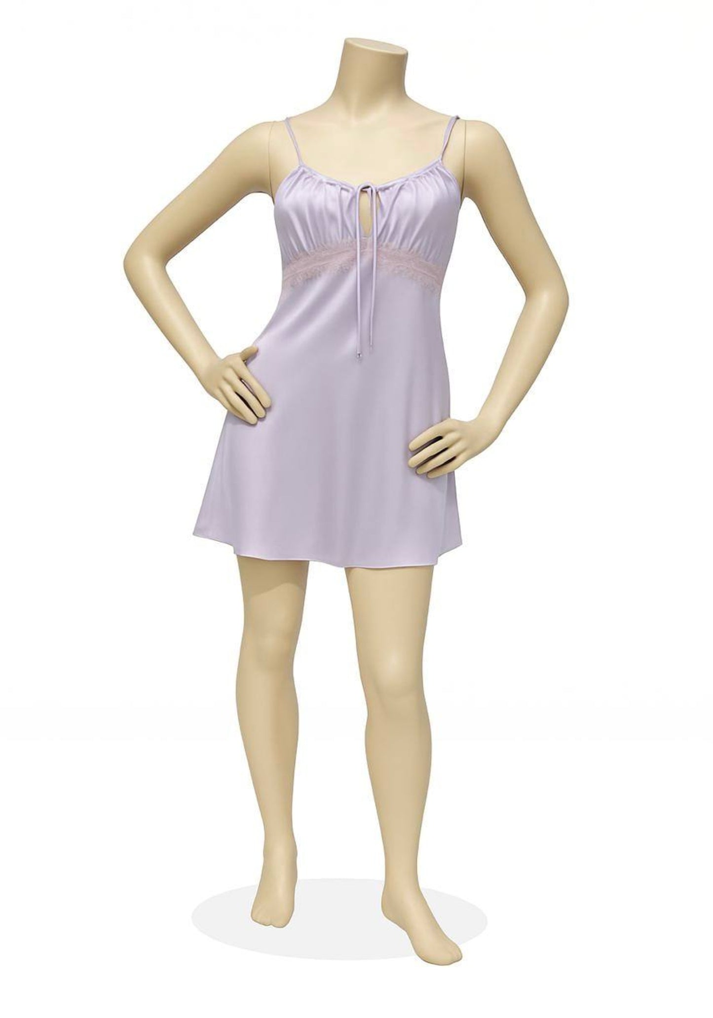 LNGR Satin Babydoll Padded Cups