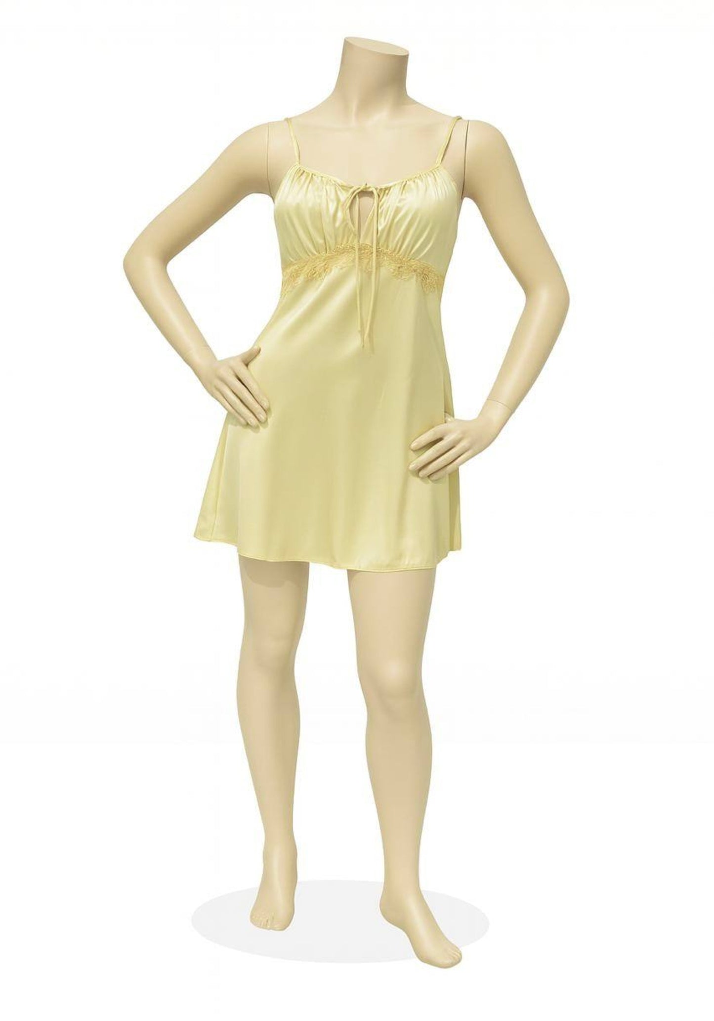 LNGR Satin Babydoll Padded Cups