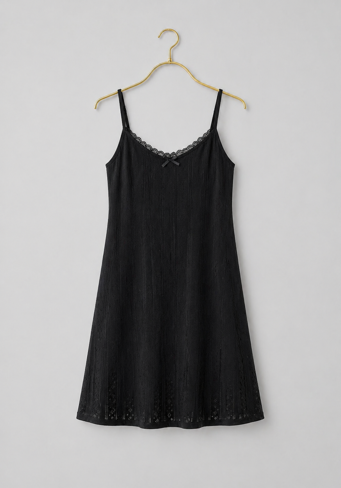S&L Shoulder Strap Cotton Short Nighty