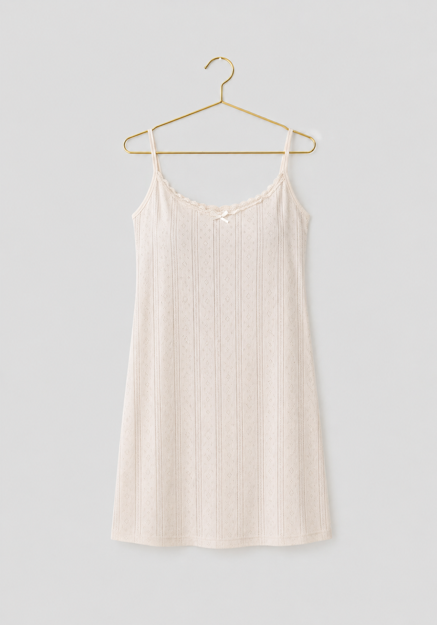 S&L Shoulder Strap Cotton Short Nighty