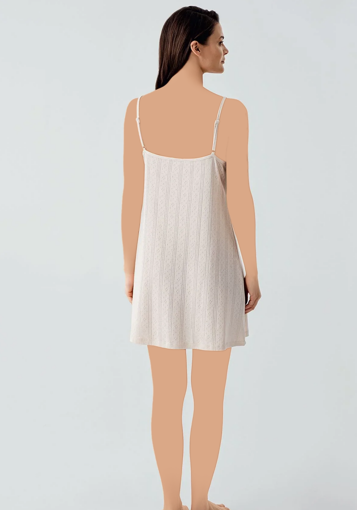 S&L Shoulder Strap Cotton Short Nighty