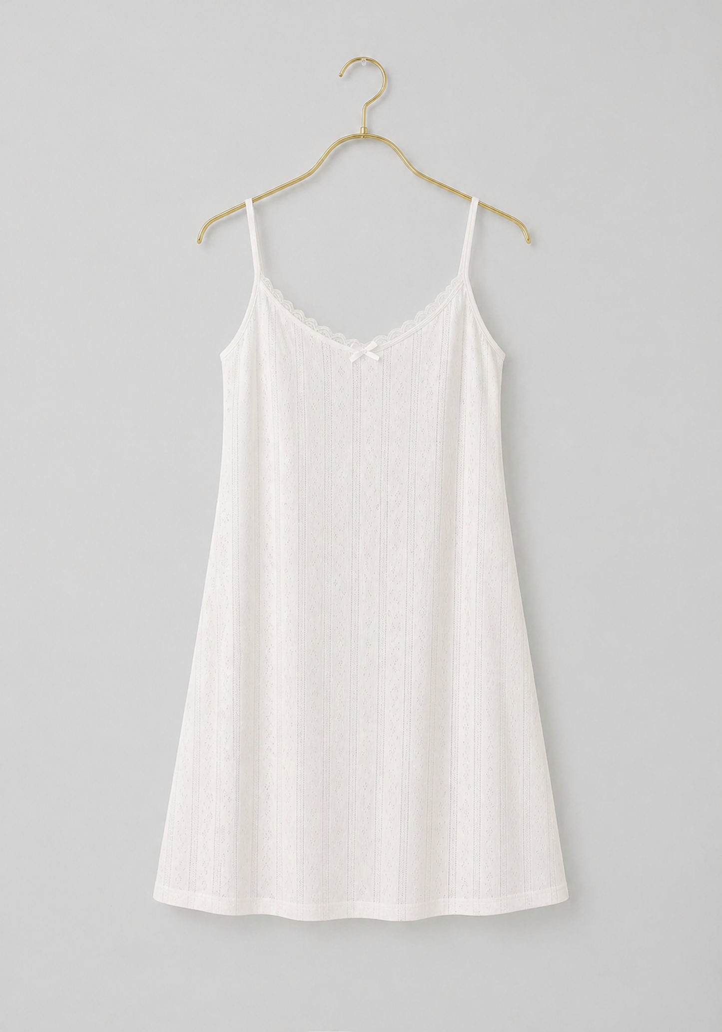 S&L Shoulder Strap Cotton Short Nighty