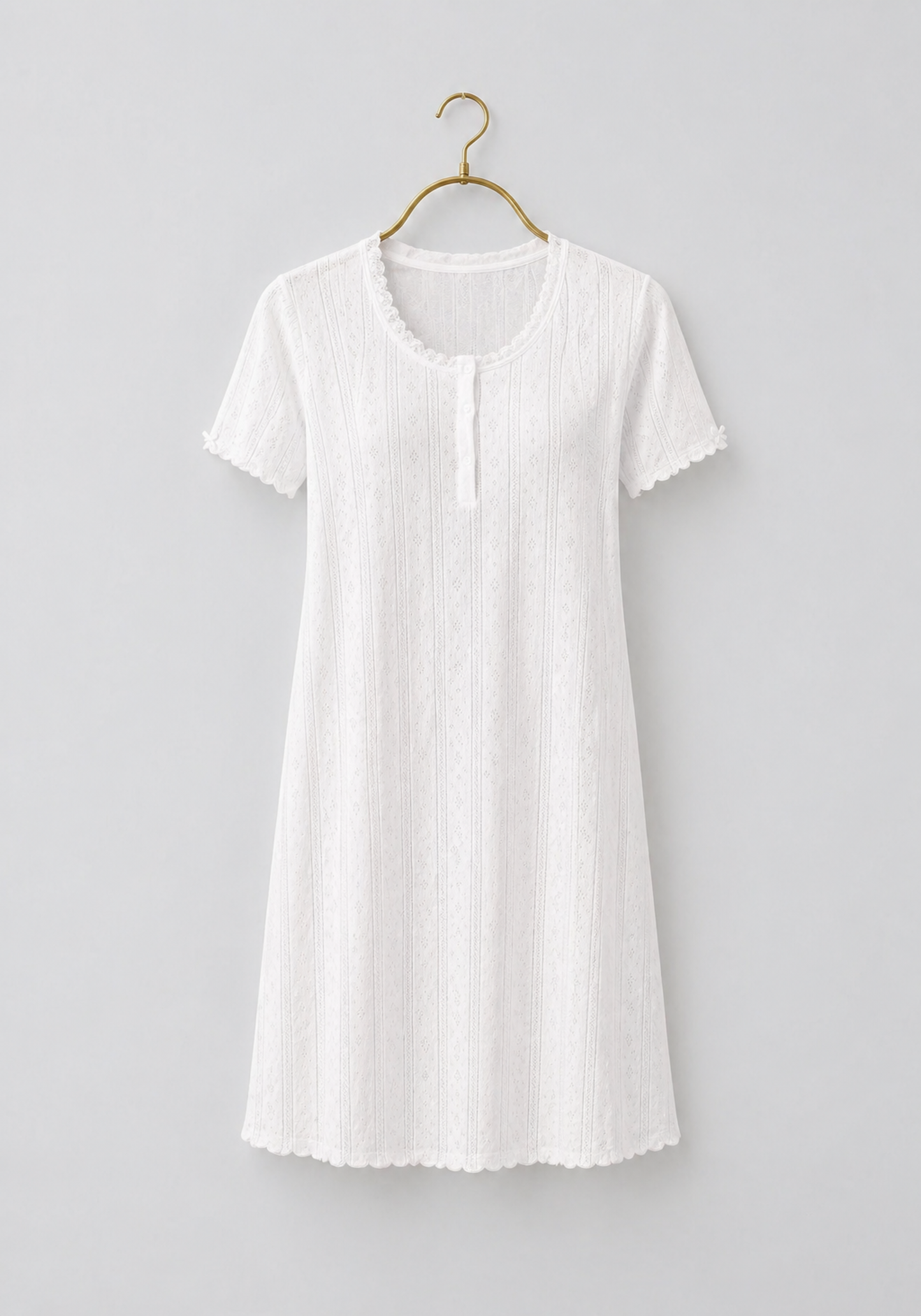 S&L Short Sleeve Cotton Short Nighty