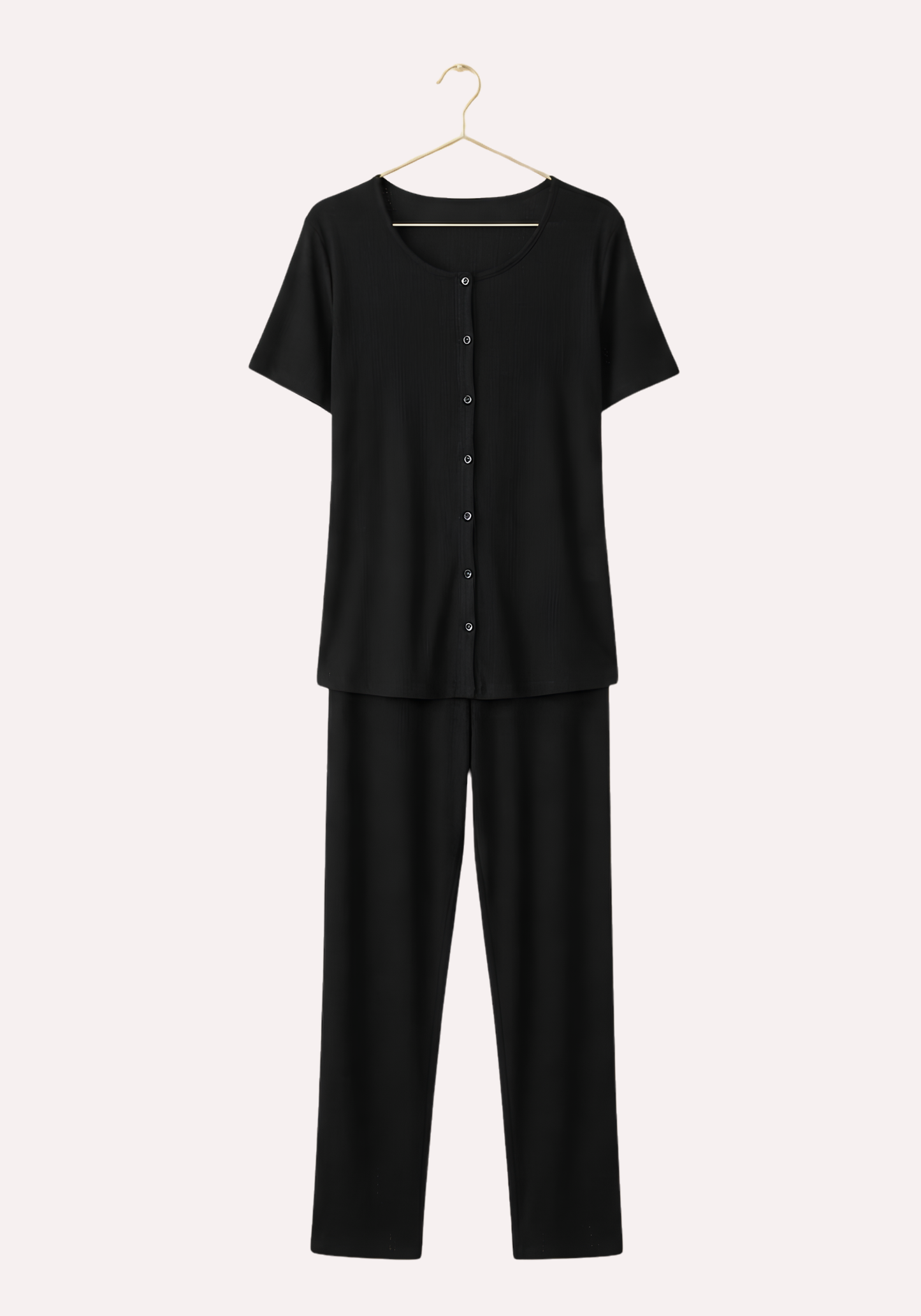 Cotton Button Short Sleeve Pajama