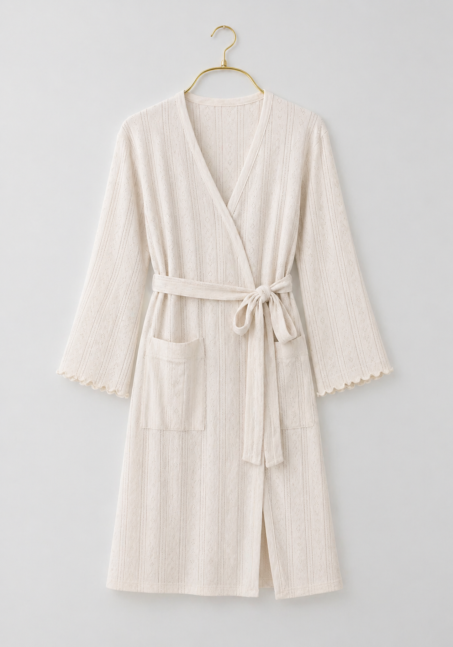 Cotton (100%) Pointelle Robe