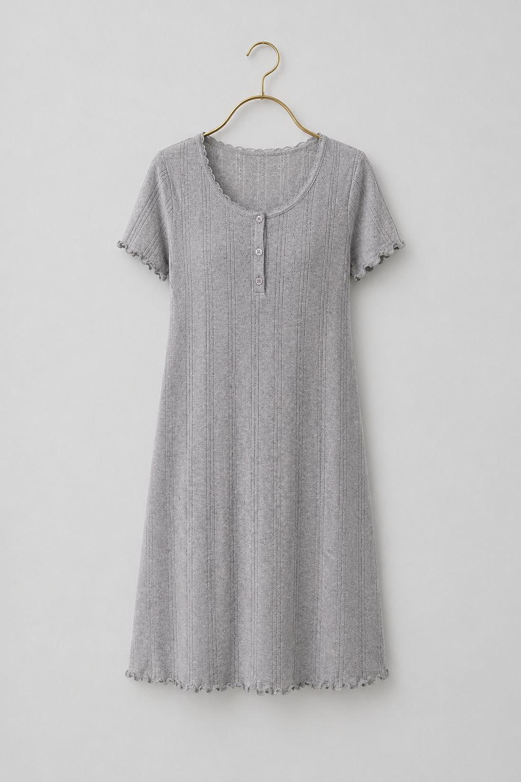 S&L Short Sleeve Cotton Short Nighty