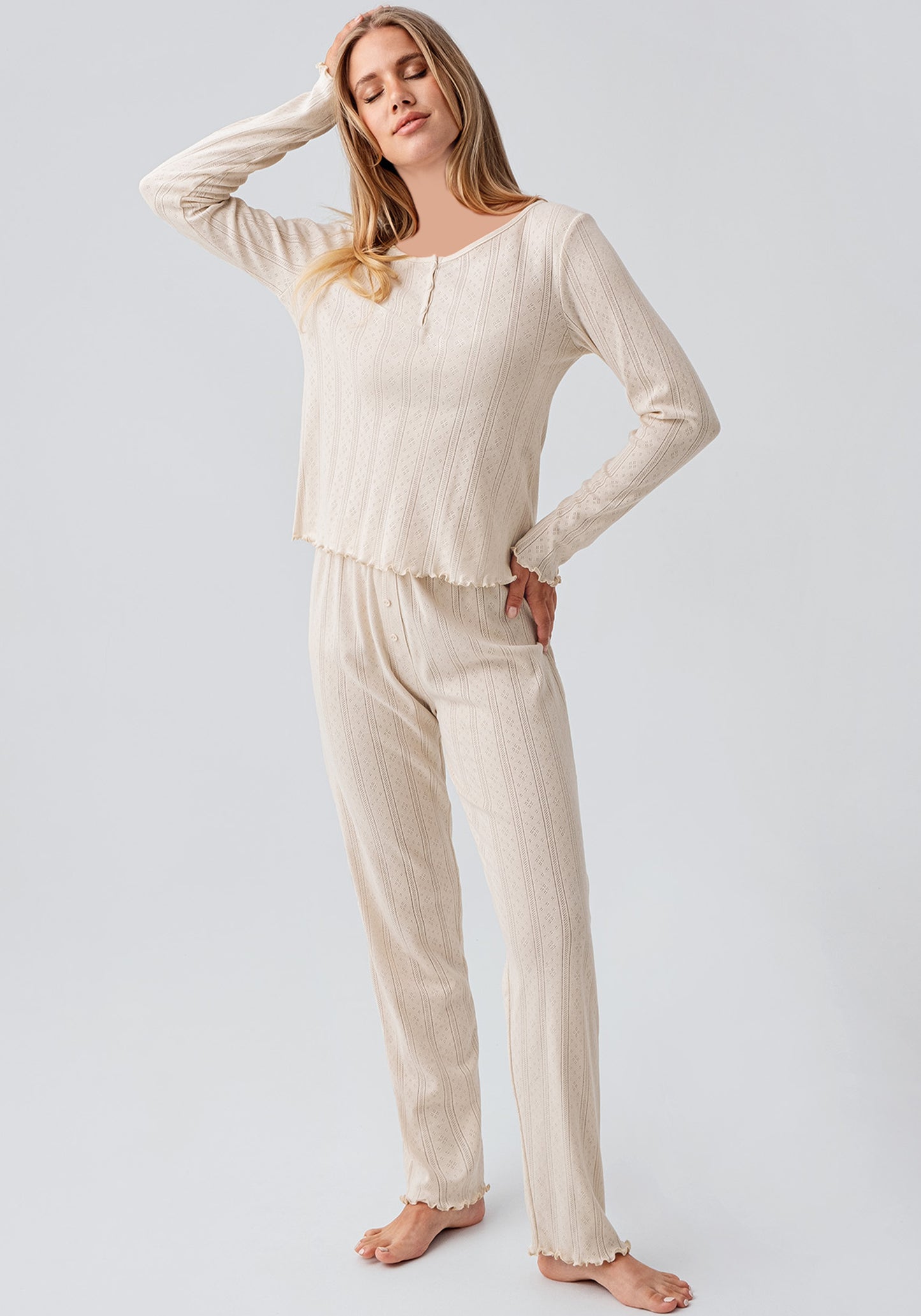 Long Sleeve Cotton Pajama